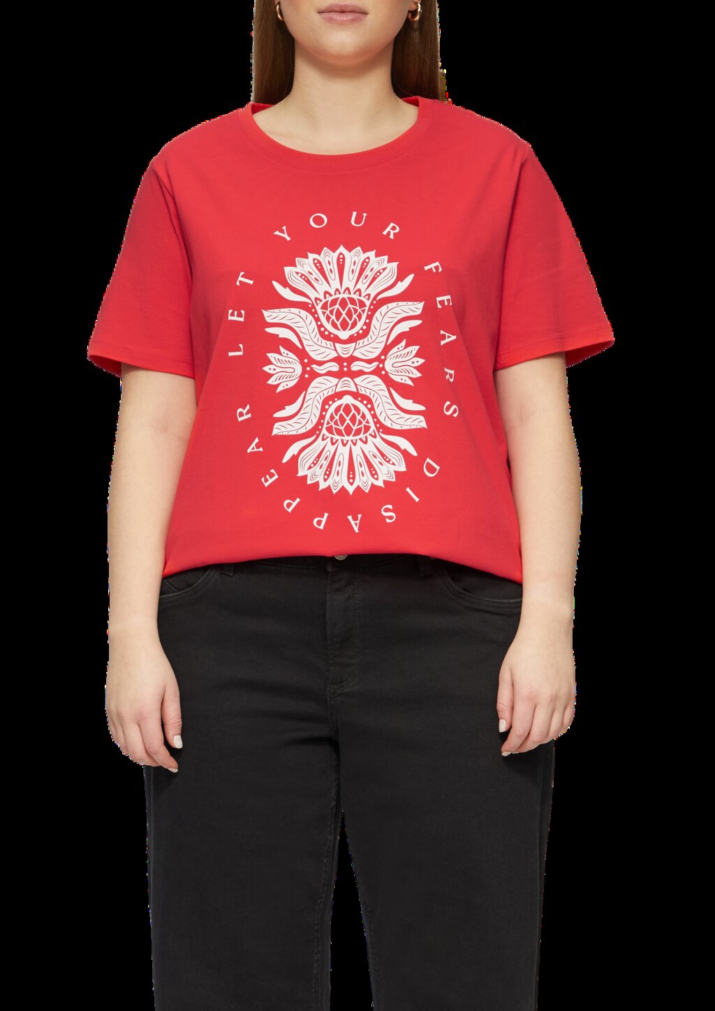 Baumwollshirt mit Fronprint