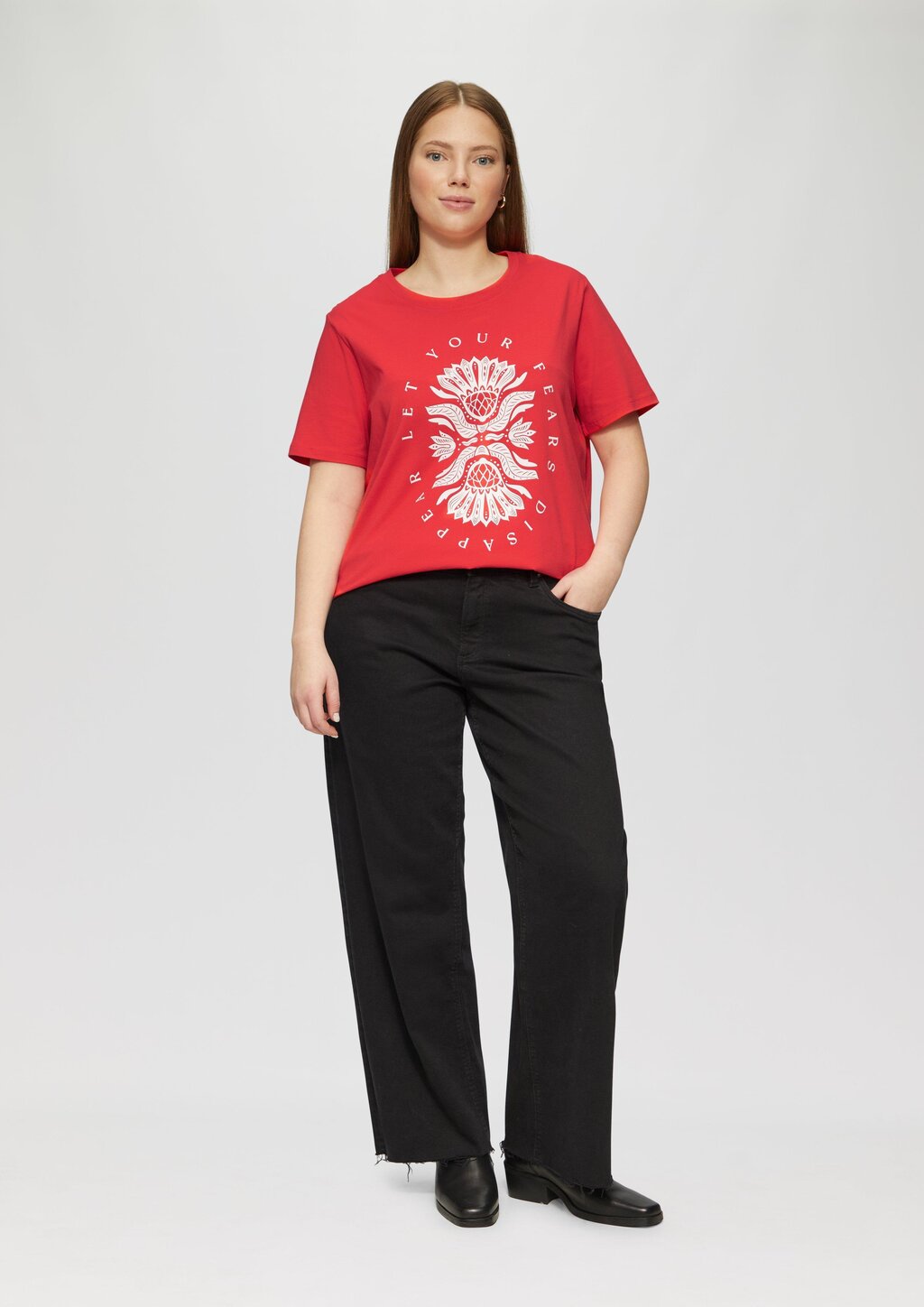 Baumwollshirt mit Fronprint