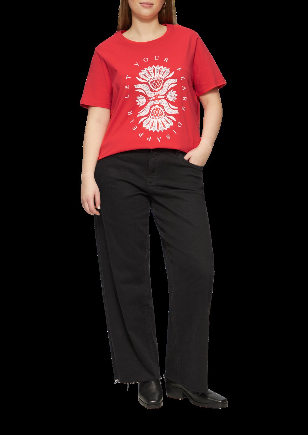 Baumwollshirt mit Fronprint