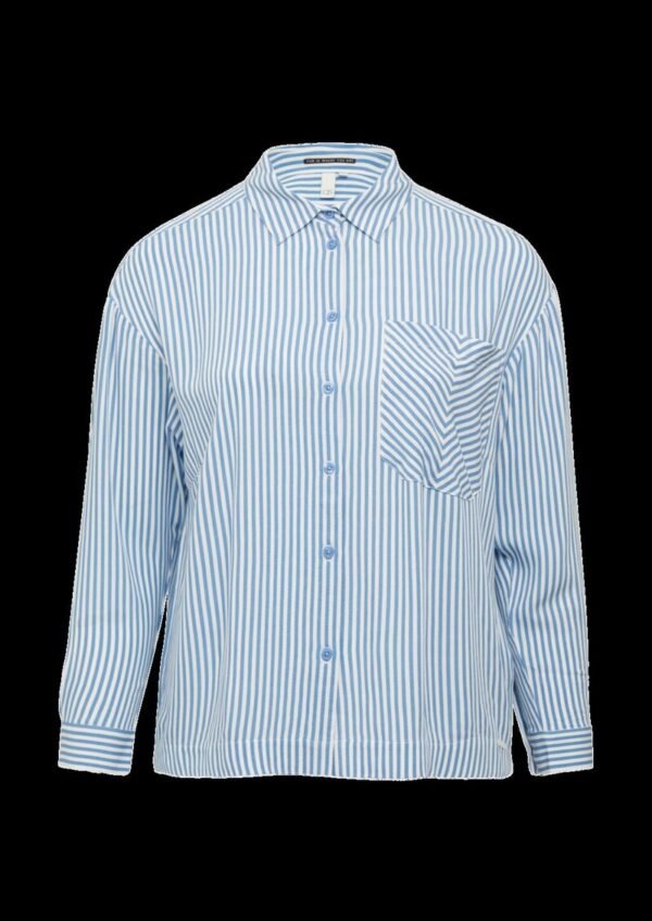 Verkürzte Bluse aus Viskose