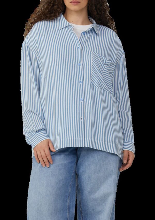 Verkürzte Bluse aus Viskose