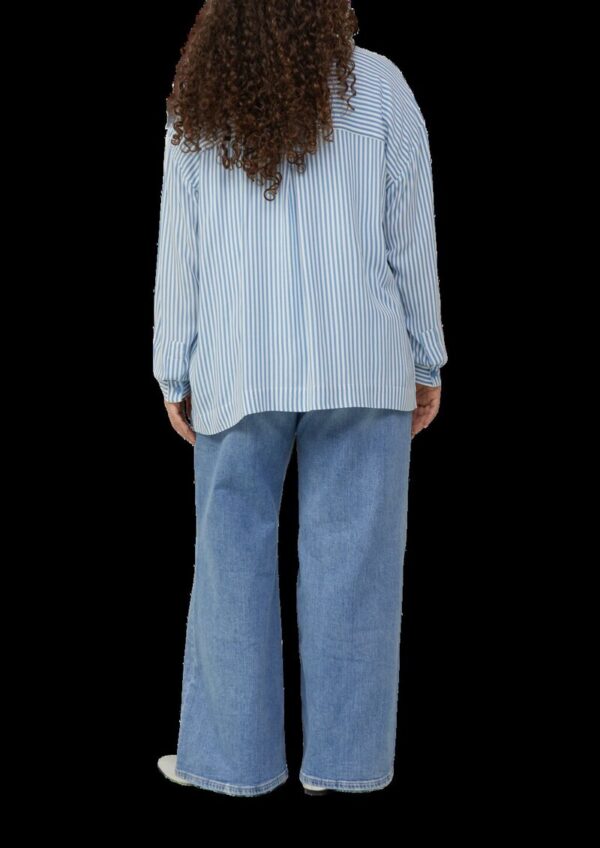 Verkürzte Bluse aus Viskose