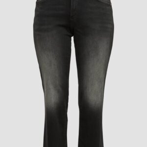 Ankle-Jeans / Slim Fit / Mid Rise / Straight Leg / Super Stretch