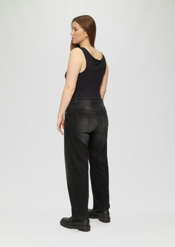 Ankle-Jeans / Slim Fit / Mid Rise / Straight Leg / Super Stretch