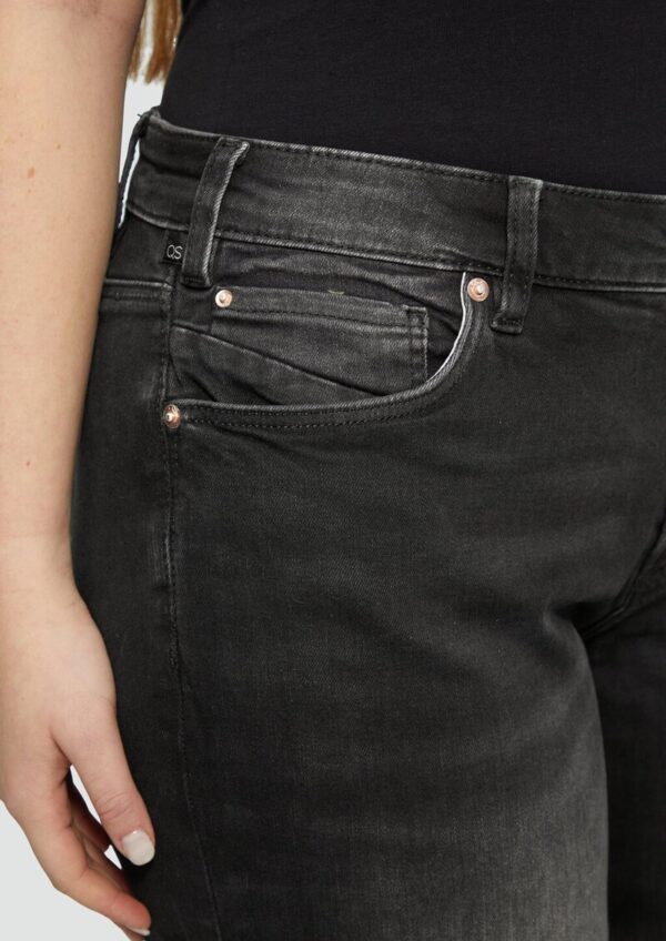 Ankle-Jeans / Slim Fit / Mid Rise / Straight Leg / Super Stretch