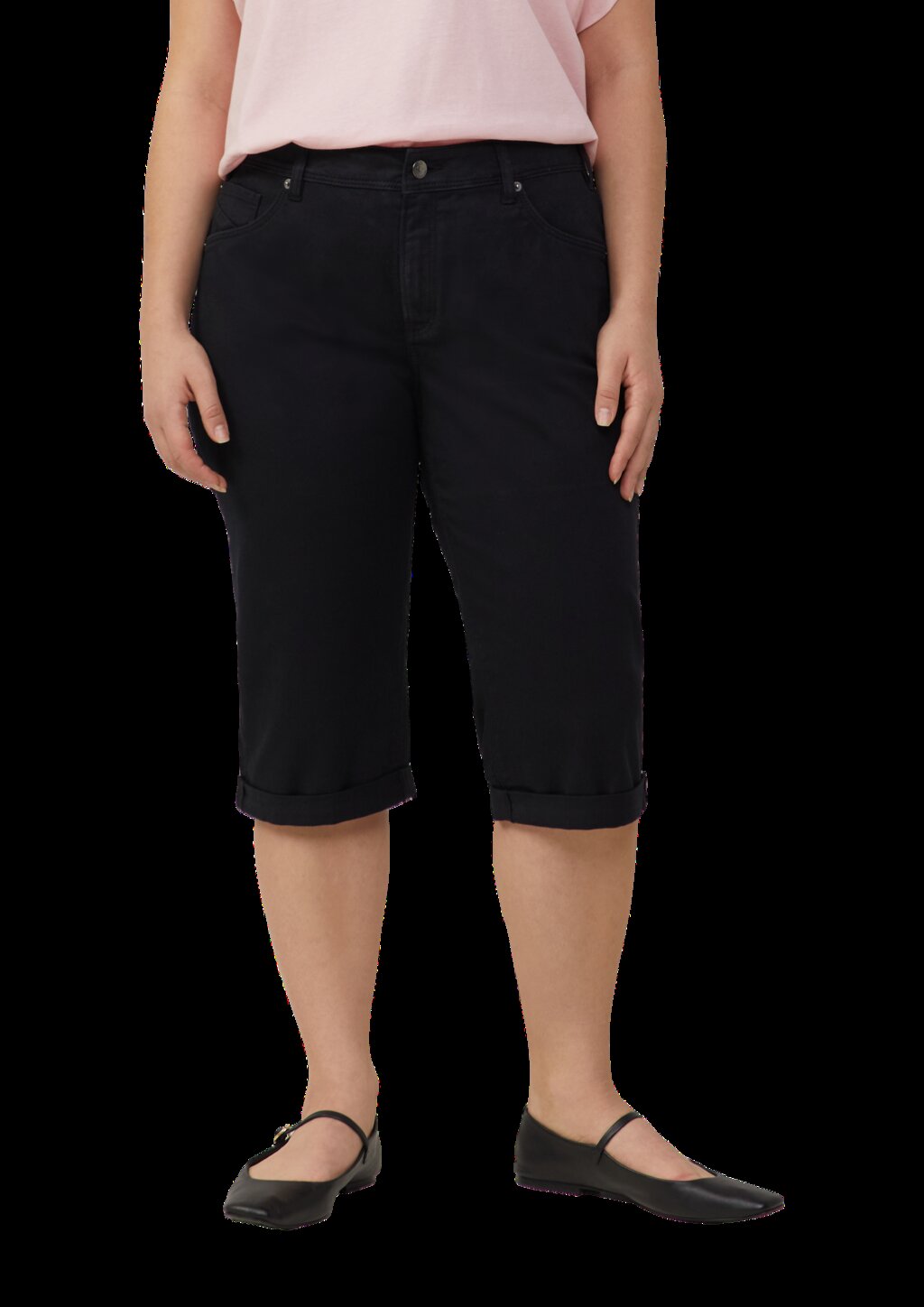 Jeans / Curvy Fit / Mid Rise / Capri Length