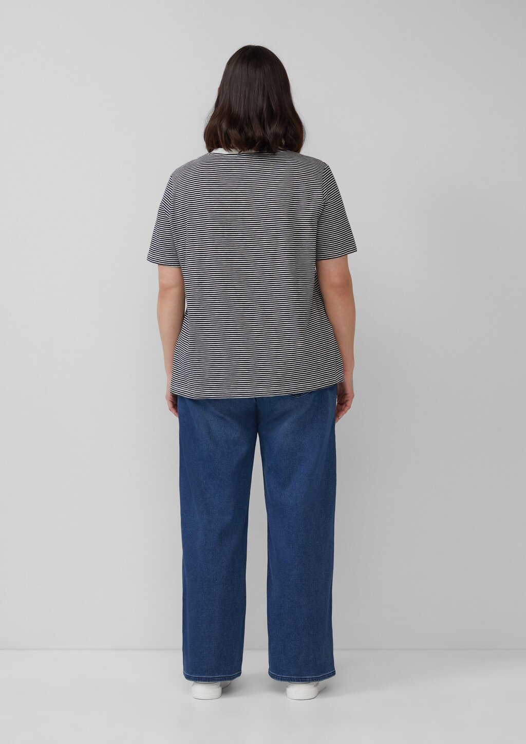 Streifenshirt mit Schmuckperlen