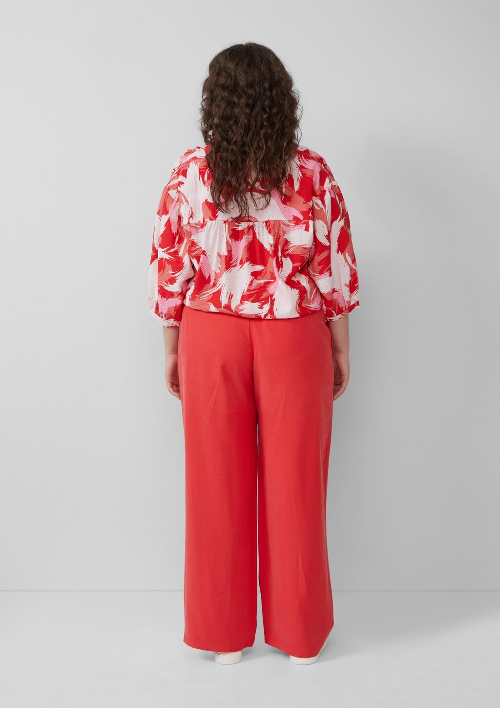 Strukturierte Bluse aus Viskosemix