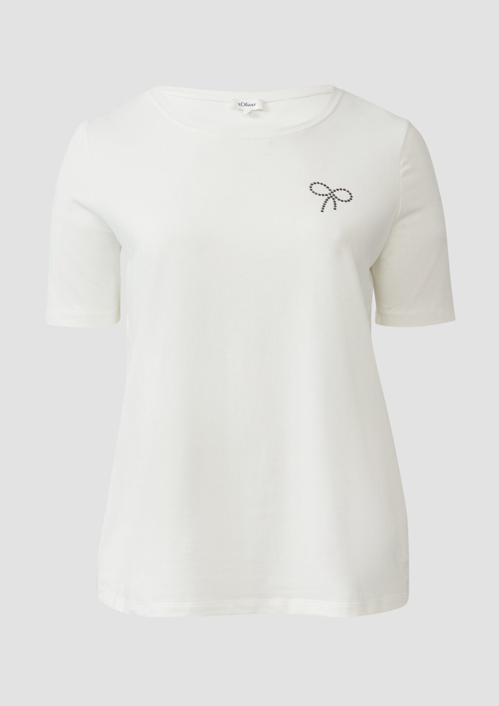 Jersey-T-Shirt mit Applikation