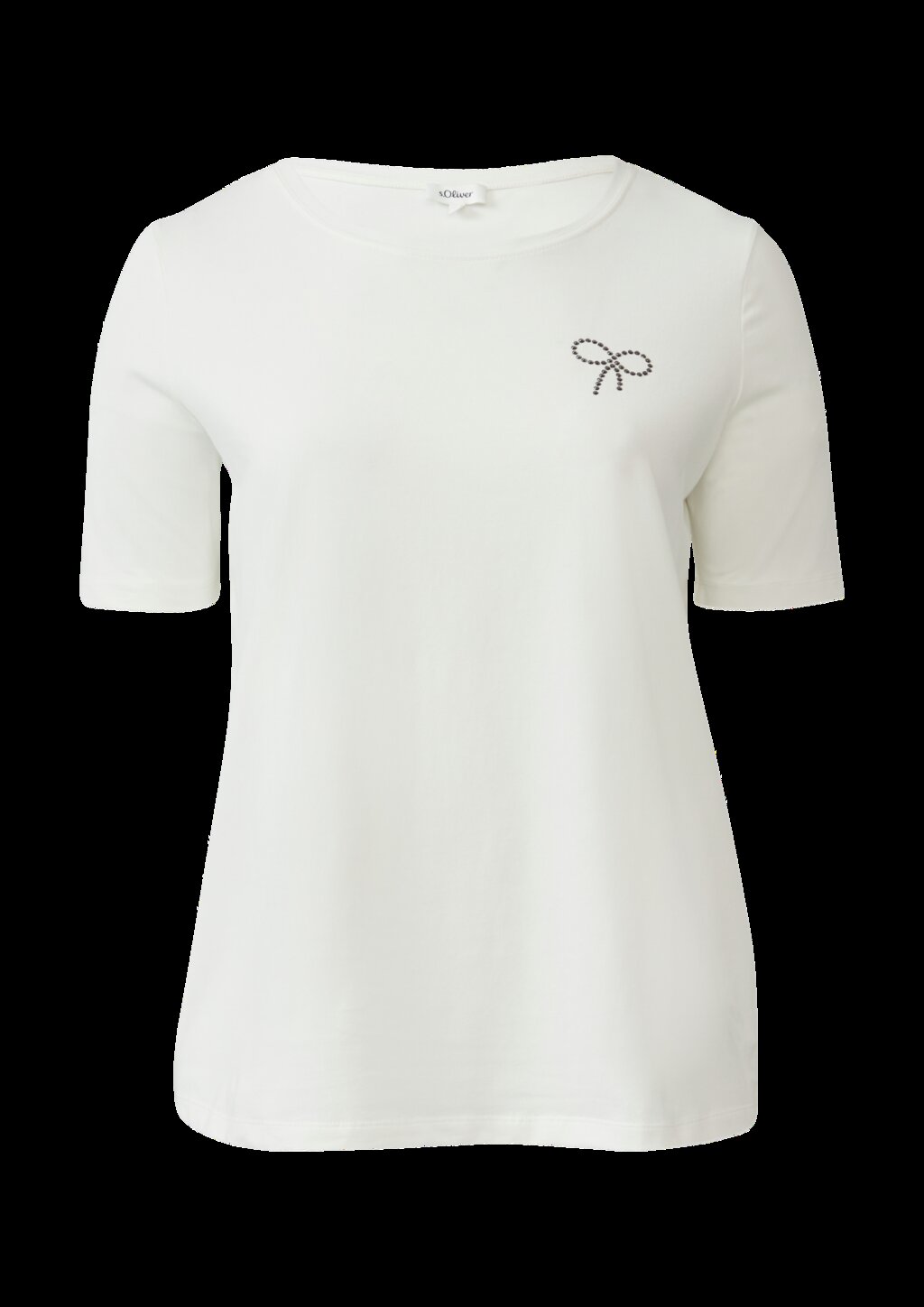 Jersey-T-Shirt mit Applikation