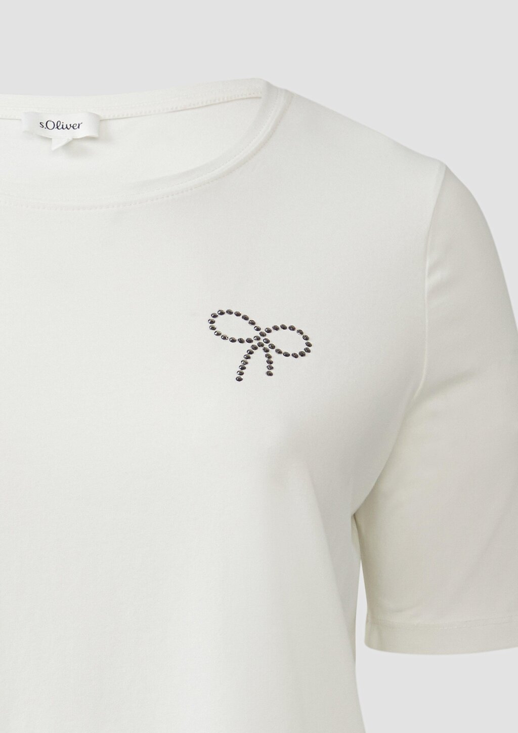 Jersey-T-Shirt mit Applikation