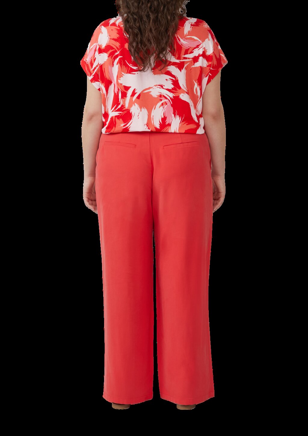 T-Shirt aus Viskosemix im Relaxed Fit