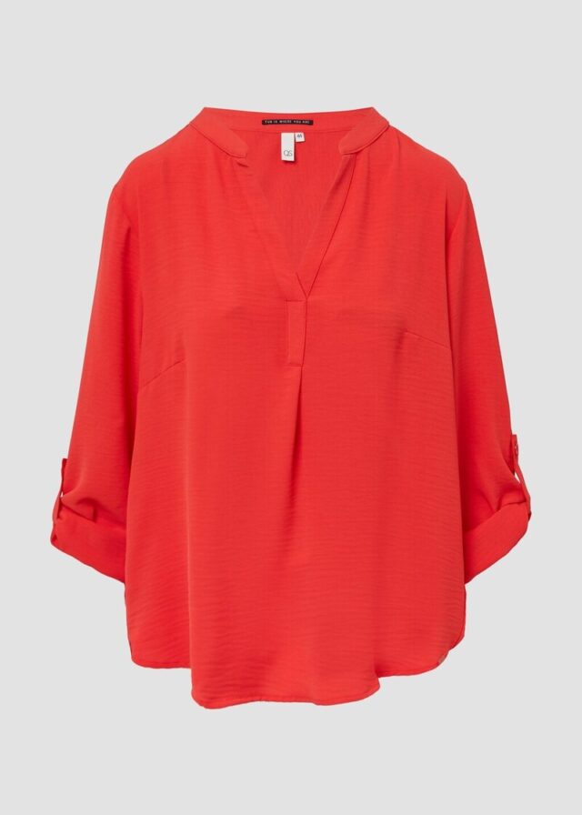 Tunikabluse mit Ärmeln zum Krempeln