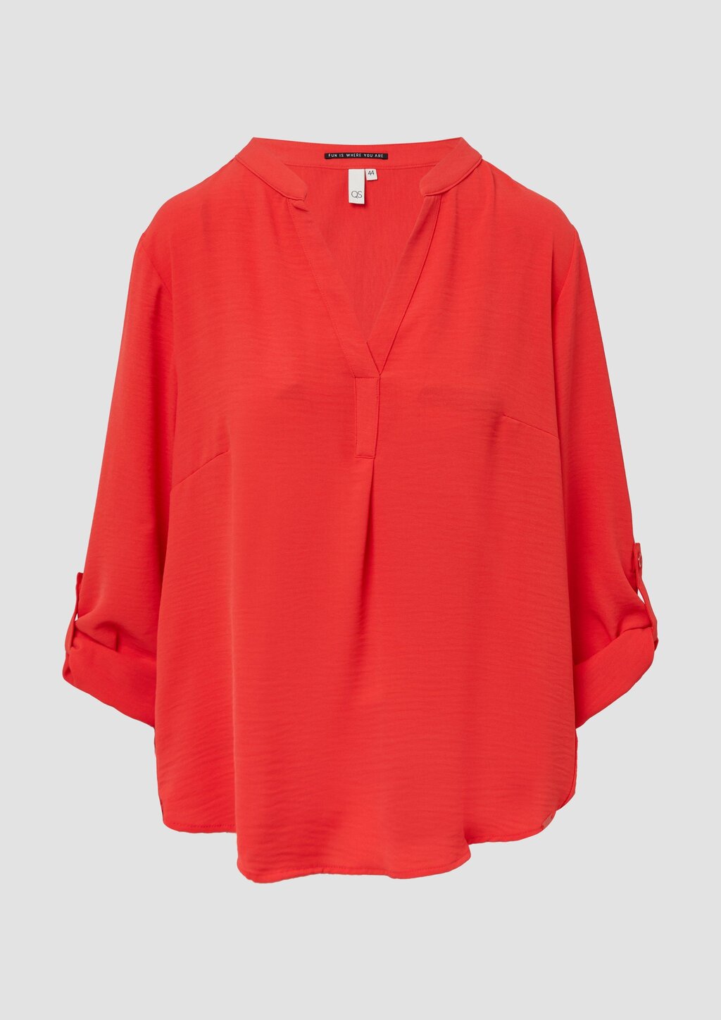 Tunikabluse mit Ärmeln zum Krempeln