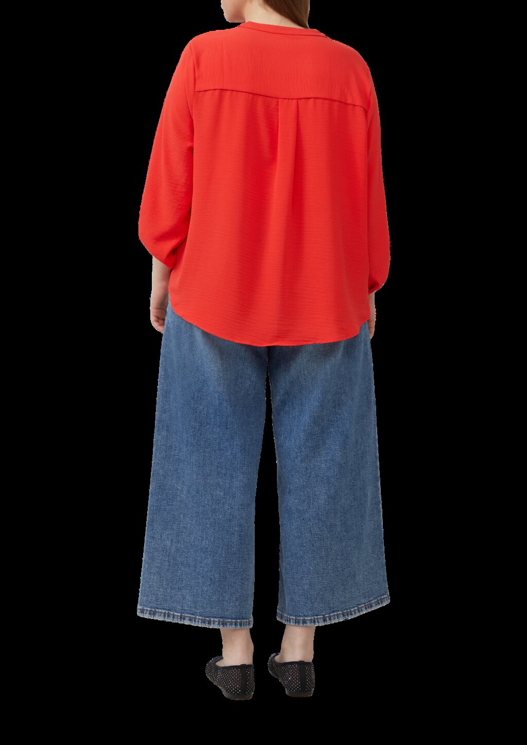 Tunikabluse mit Ärmeln zum Krempeln