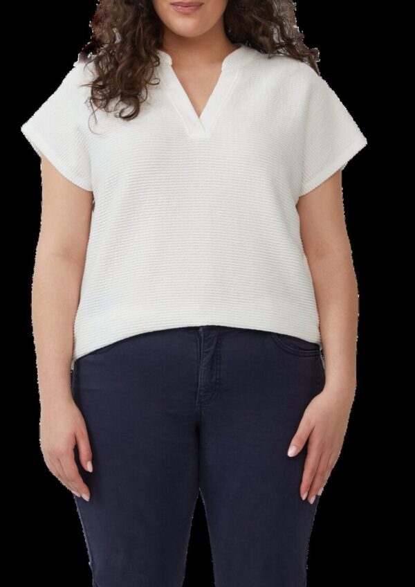 Feminines T-Shirt aus Viskosemix im Relaxed Fit