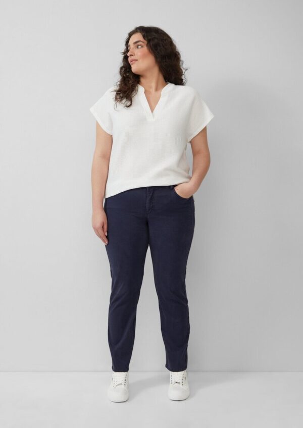 Feminines T-Shirt aus Viskosemix im Relaxed Fit