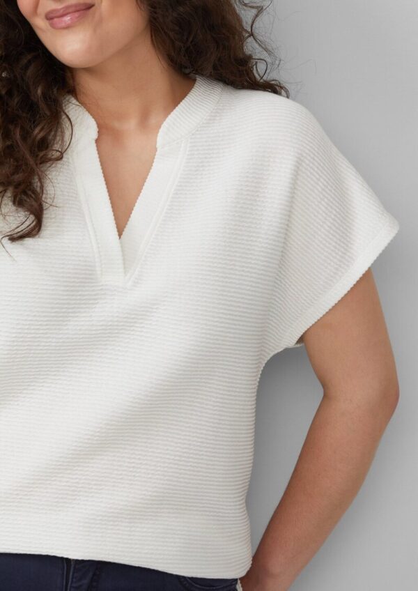 Feminines T-Shirt aus Viskosemix im Relaxed Fit