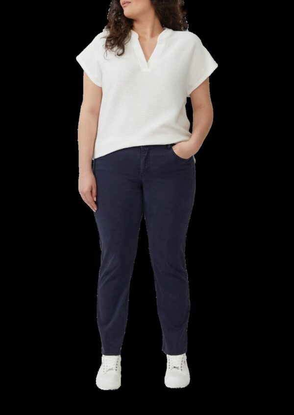 Feminines T-Shirt aus Viskosemix im Relaxed Fit