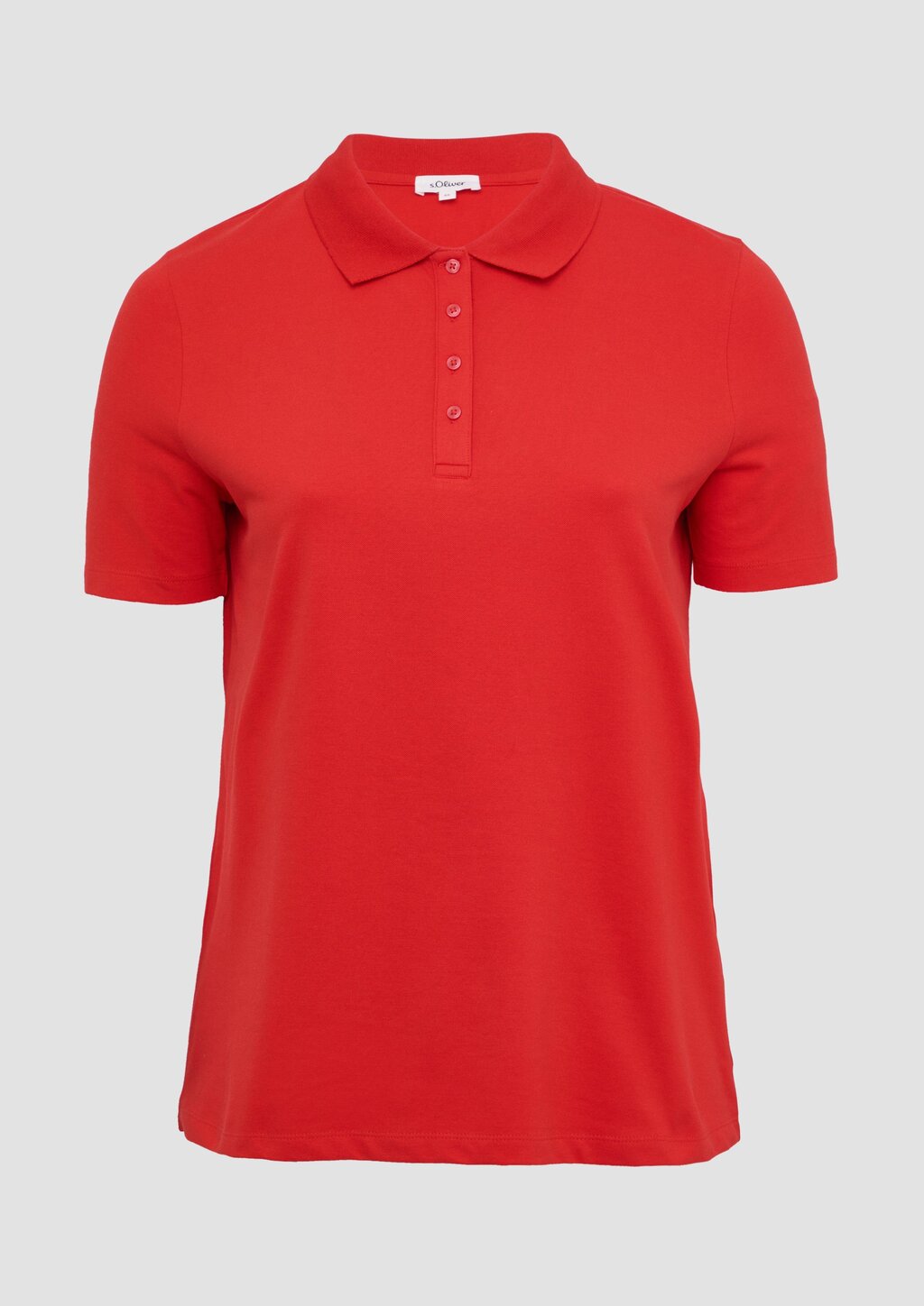 Piqué-Poloshirt aus Baumwollmix