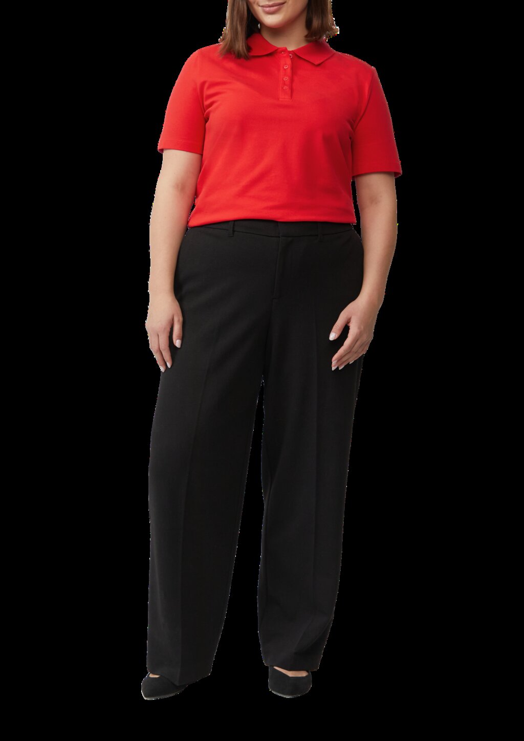 Piqué-Poloshirt aus Baumwollmix