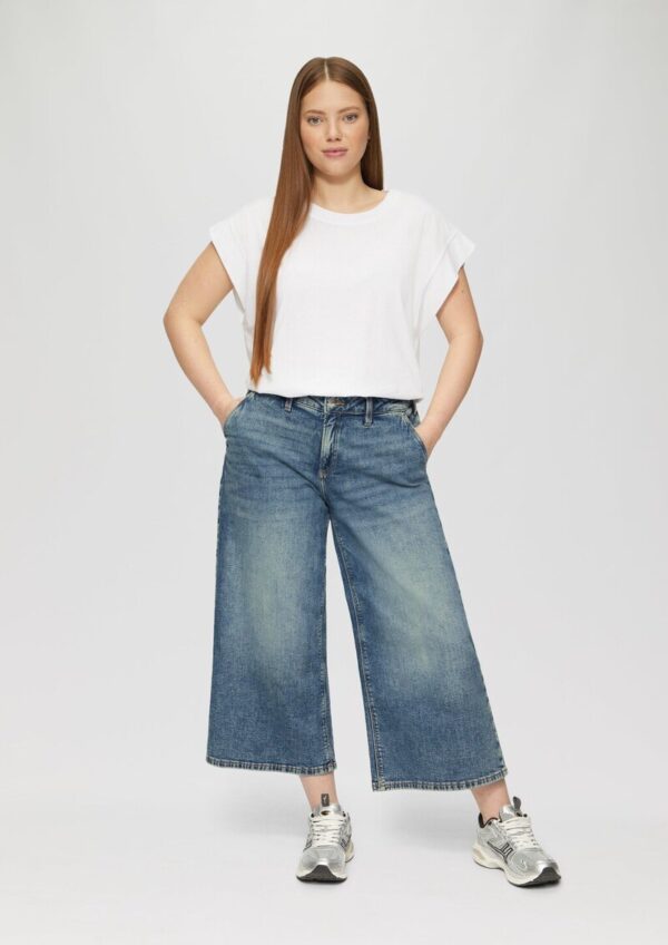 Culotte / Slim Fit / Mid Rise / Wide Leg