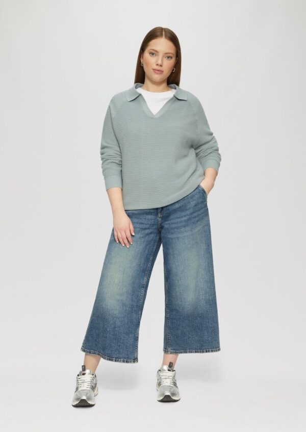 Culotte / Slim Fit / Mid Rise / Wide Leg