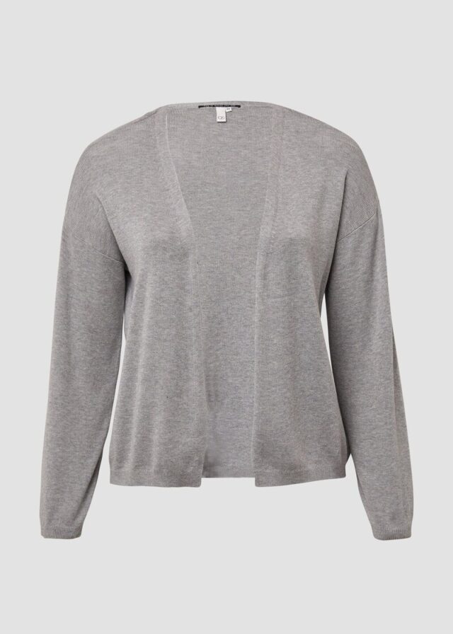 Strickjacke mit überschnittener Schulter