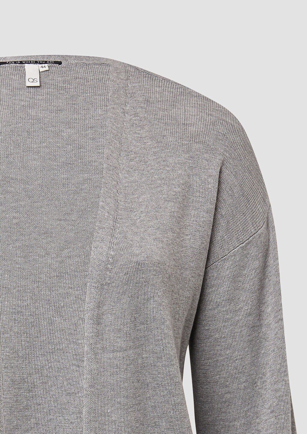 Strickjacke mit überschnittener Schulter