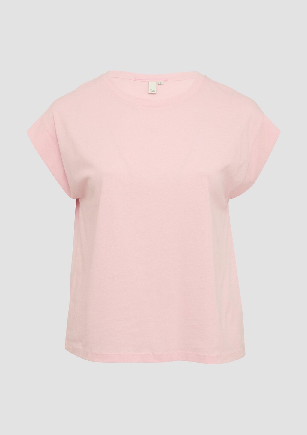 Baumwollshirt mit Schulterdetail