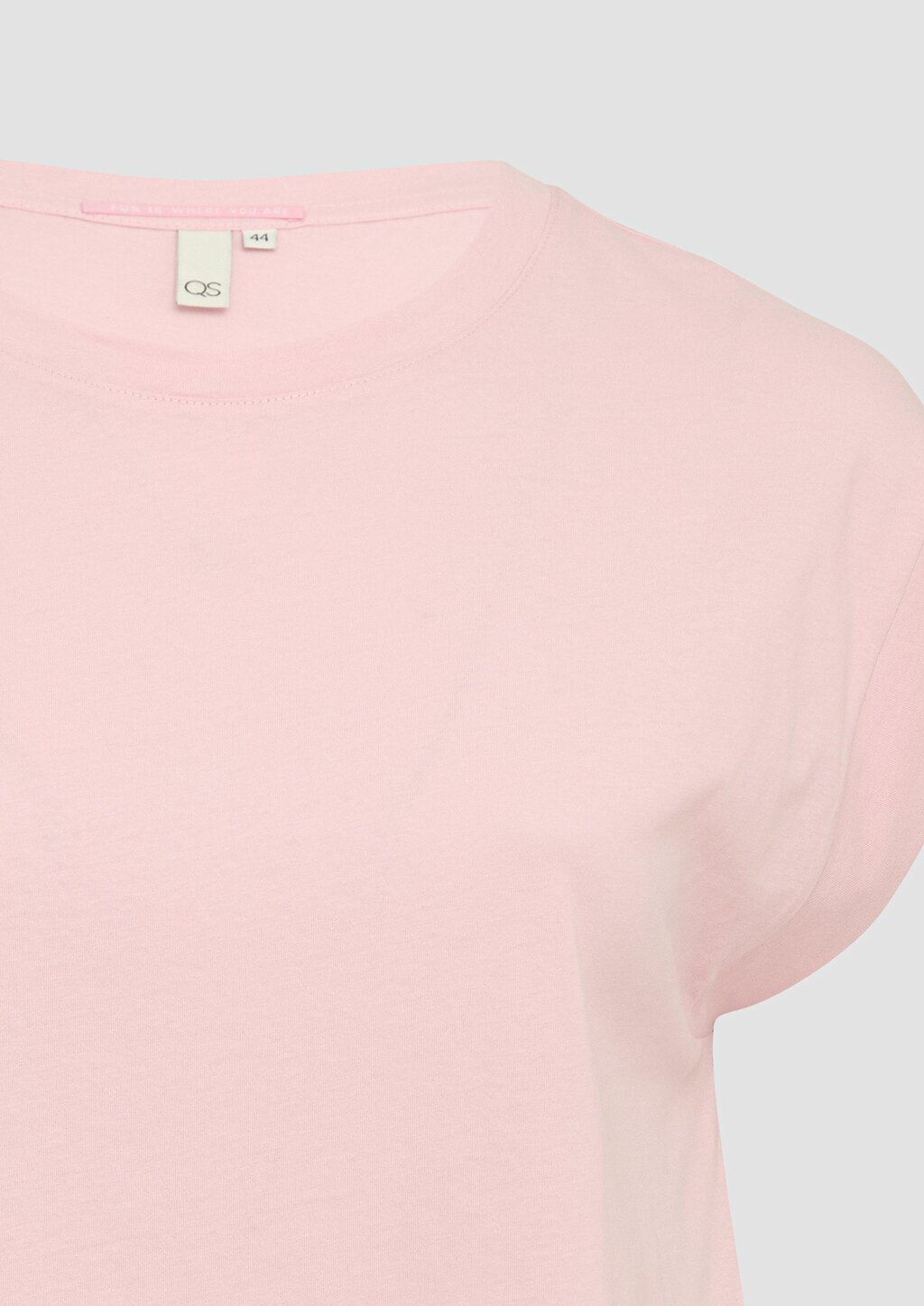 Baumwollshirt mit Schulterdetail