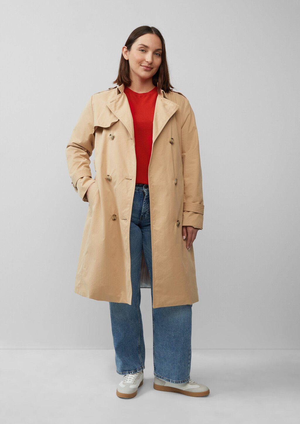 Kurzärmeliger Strickpullover aus Viskosemix