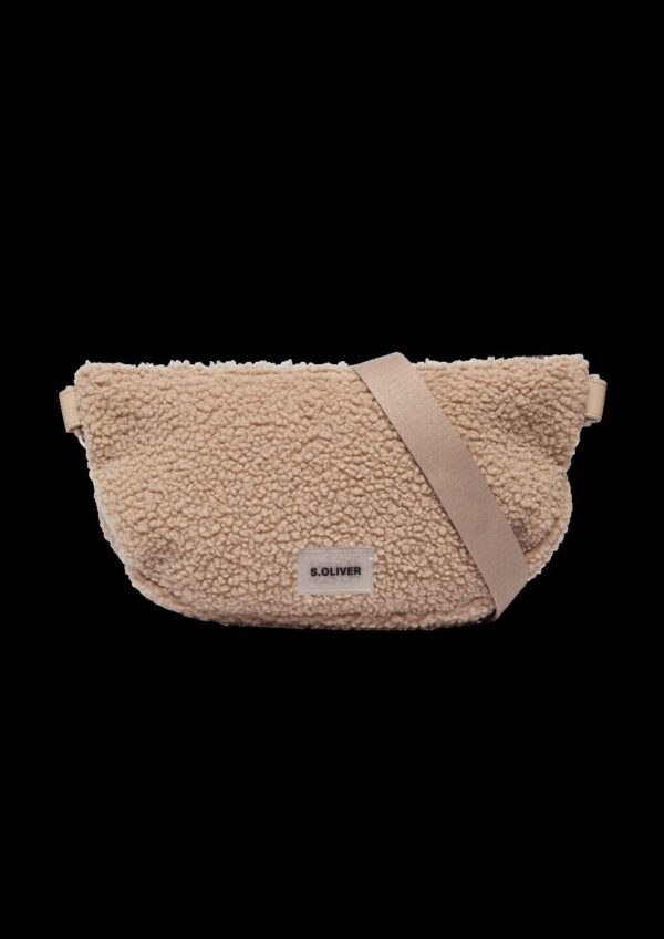 Crossbody-Bag aus Teddyplüsch