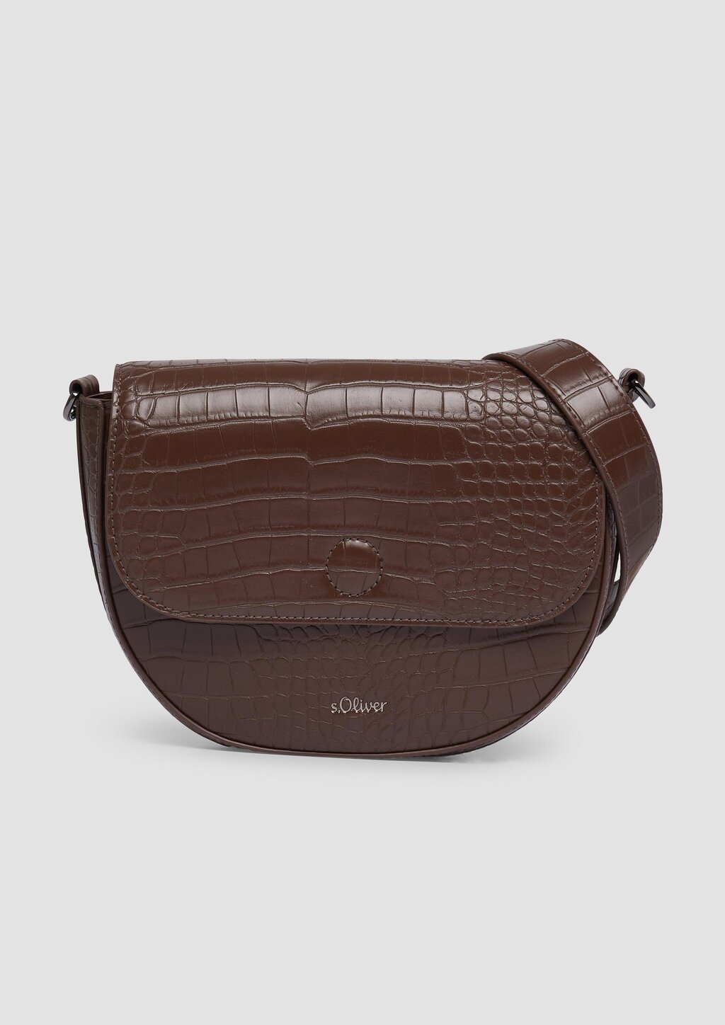 City Bag in Leder-Optik mit Animal-Muster