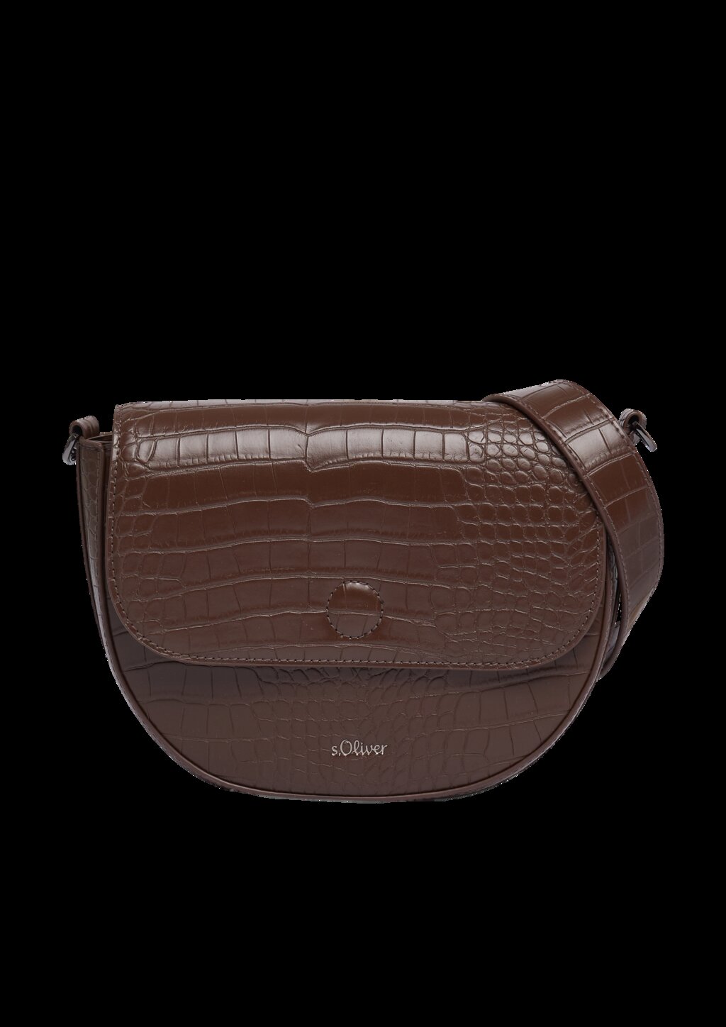 City Bag in Leder-Optik mit Animal-Muster