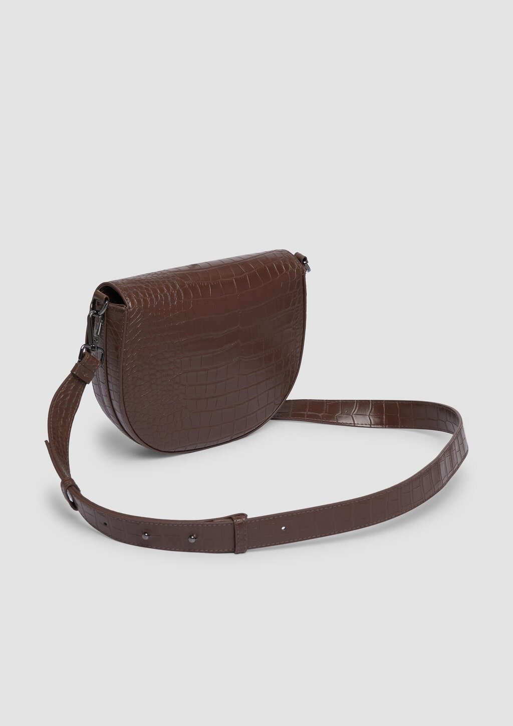 City Bag in Leder-Optik mit Animal-Muster