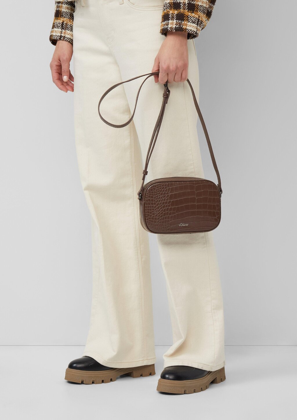 Camera-Bag in Kroko-Optik