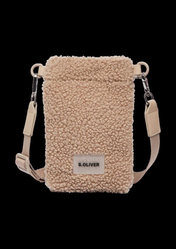 Handy-Tasche aus Teddyplüsch