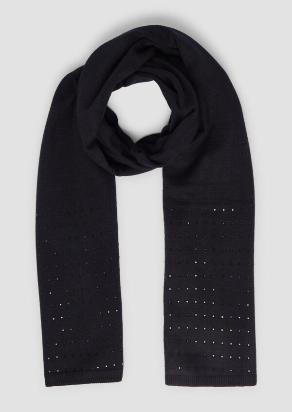 Schal mit Schmucksteinen