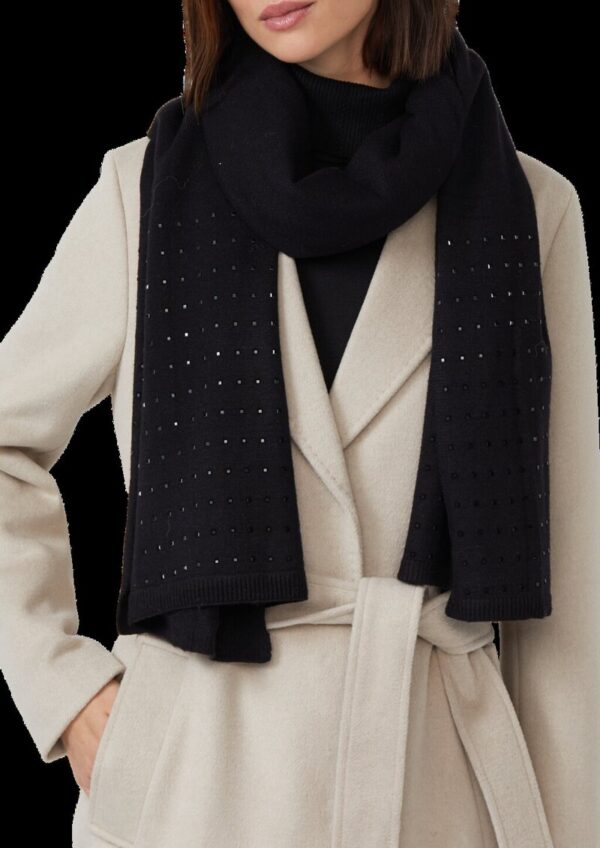 Schal mit Schmucksteinen