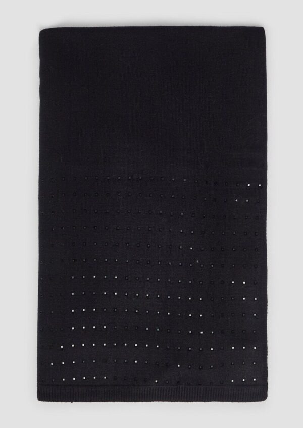 Schal mit Schmucksteinen