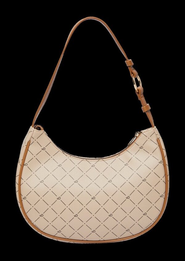 Hobo-Bag mit Logo-Print