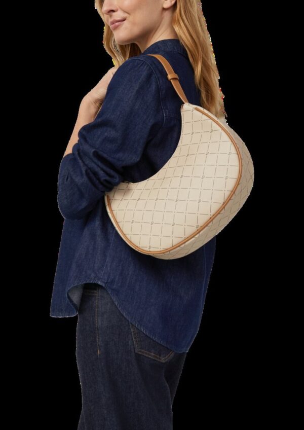 Hobo-Bag mit Logo-Print