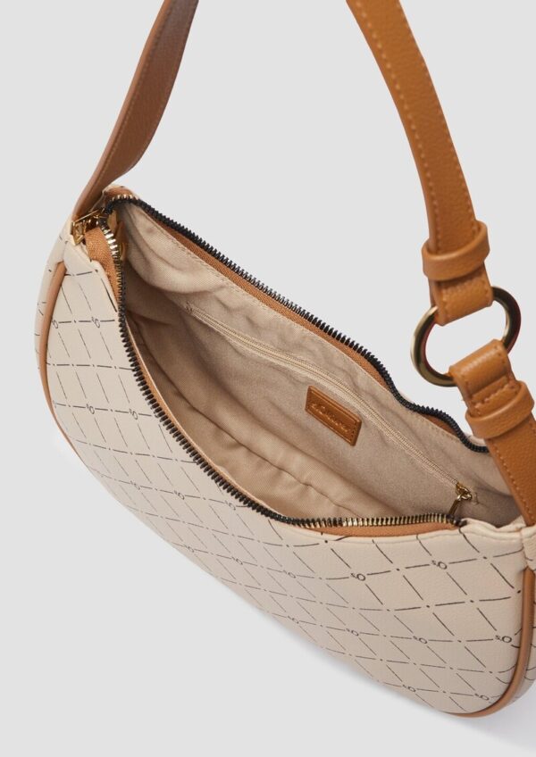 Hobo-Bag mit Logo-Print