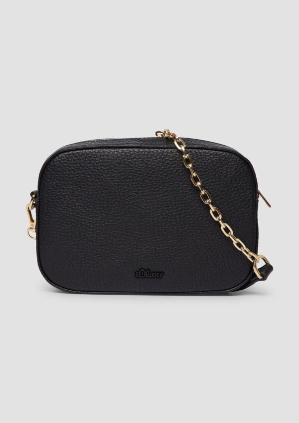 Camera-Bag mit Leo-Print und abnehmbarem Schultergurt