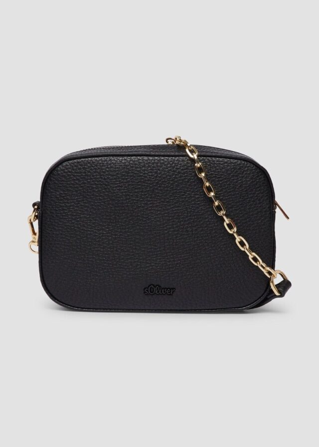 Camera-Bag mit Leo-Print und abnehmbarem Schultergurt