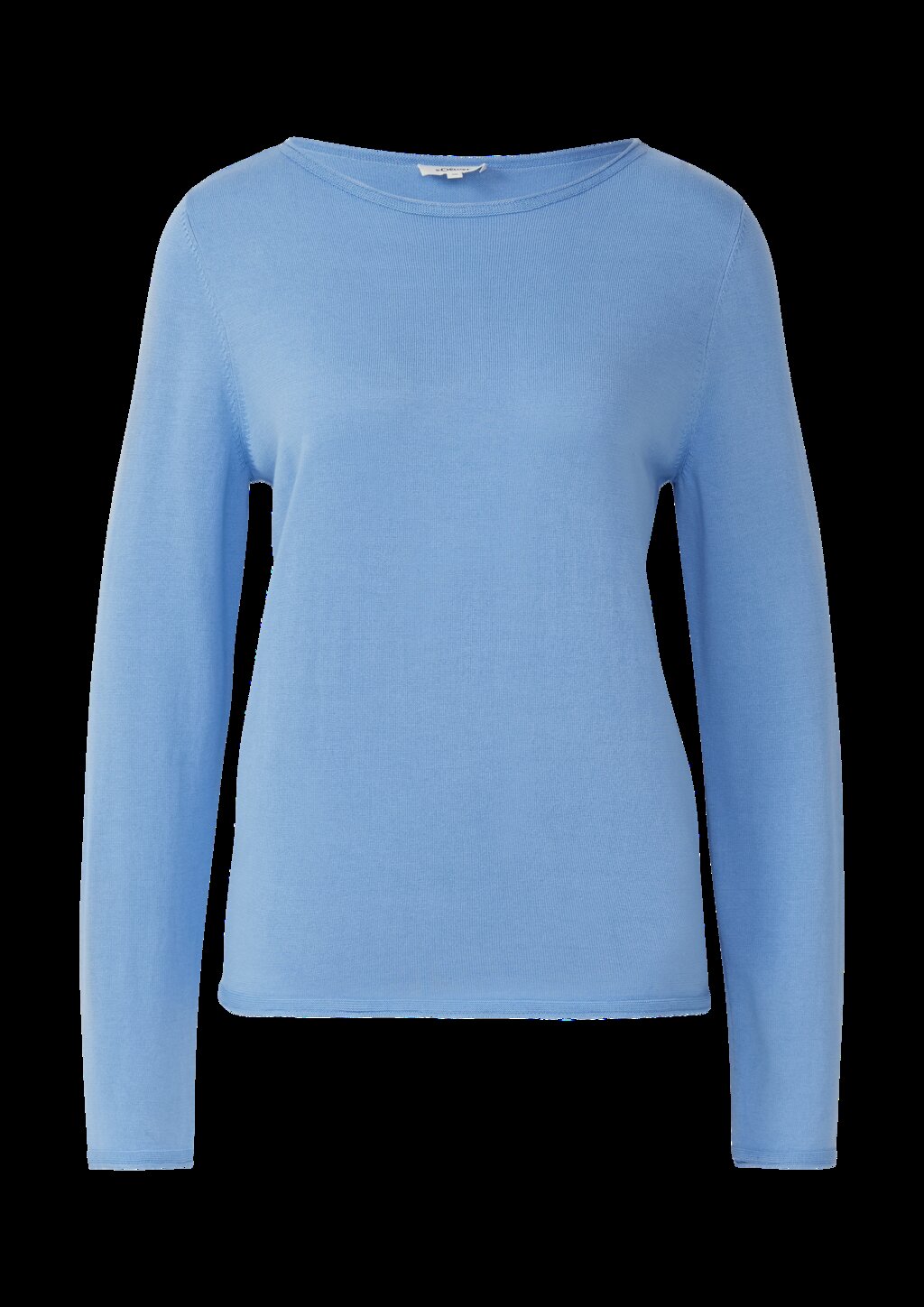 Weicher Feinstrickpullover mit Rollkanten