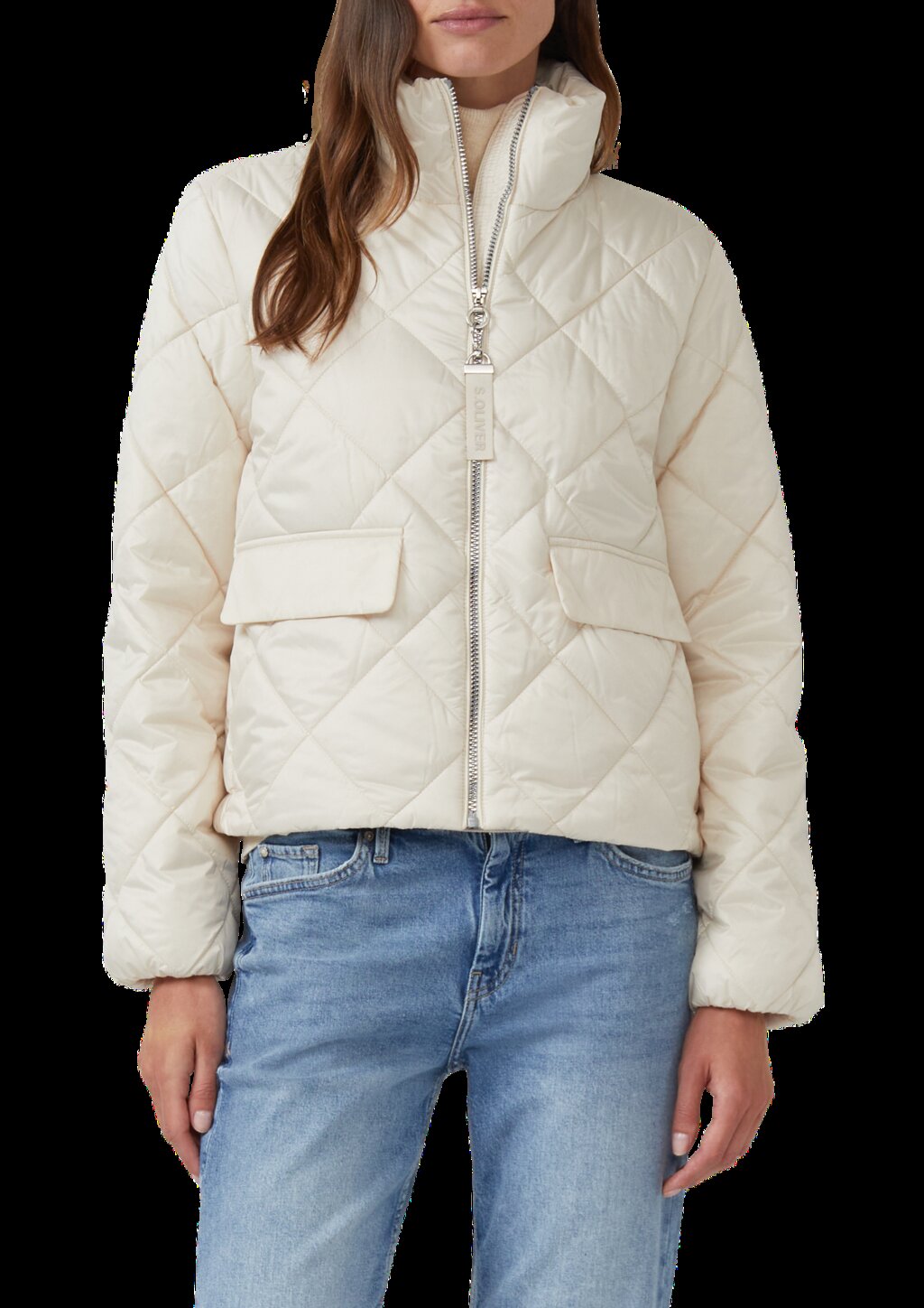 Leichte Steppjacke mit Stehkragen