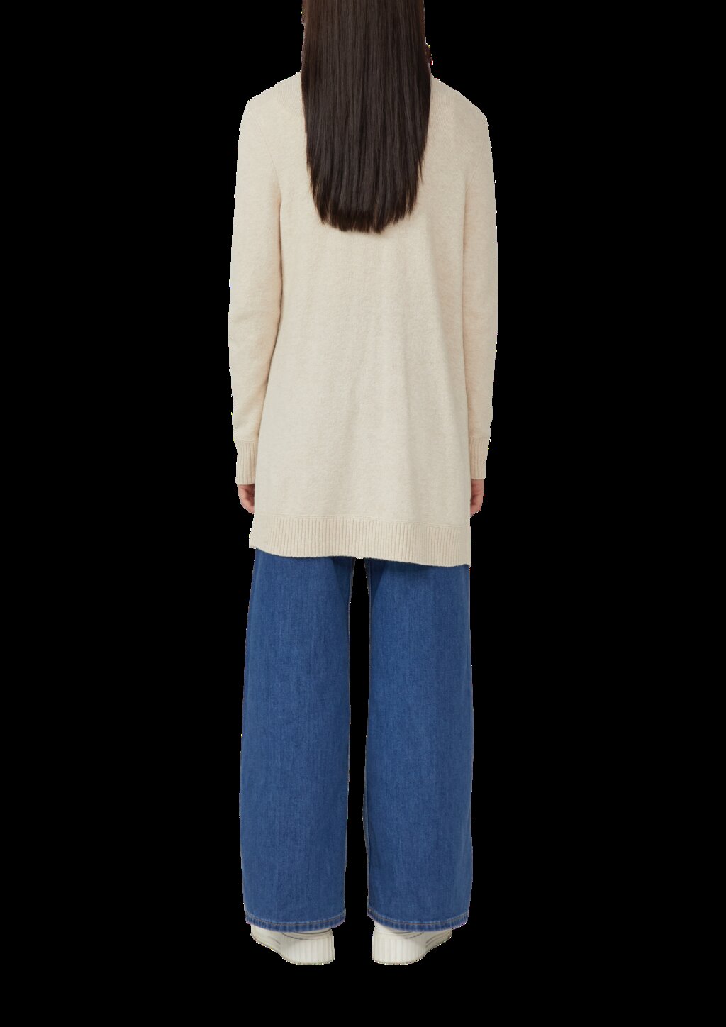 Weiche Strickjacke mit aufgesetzten Taschen