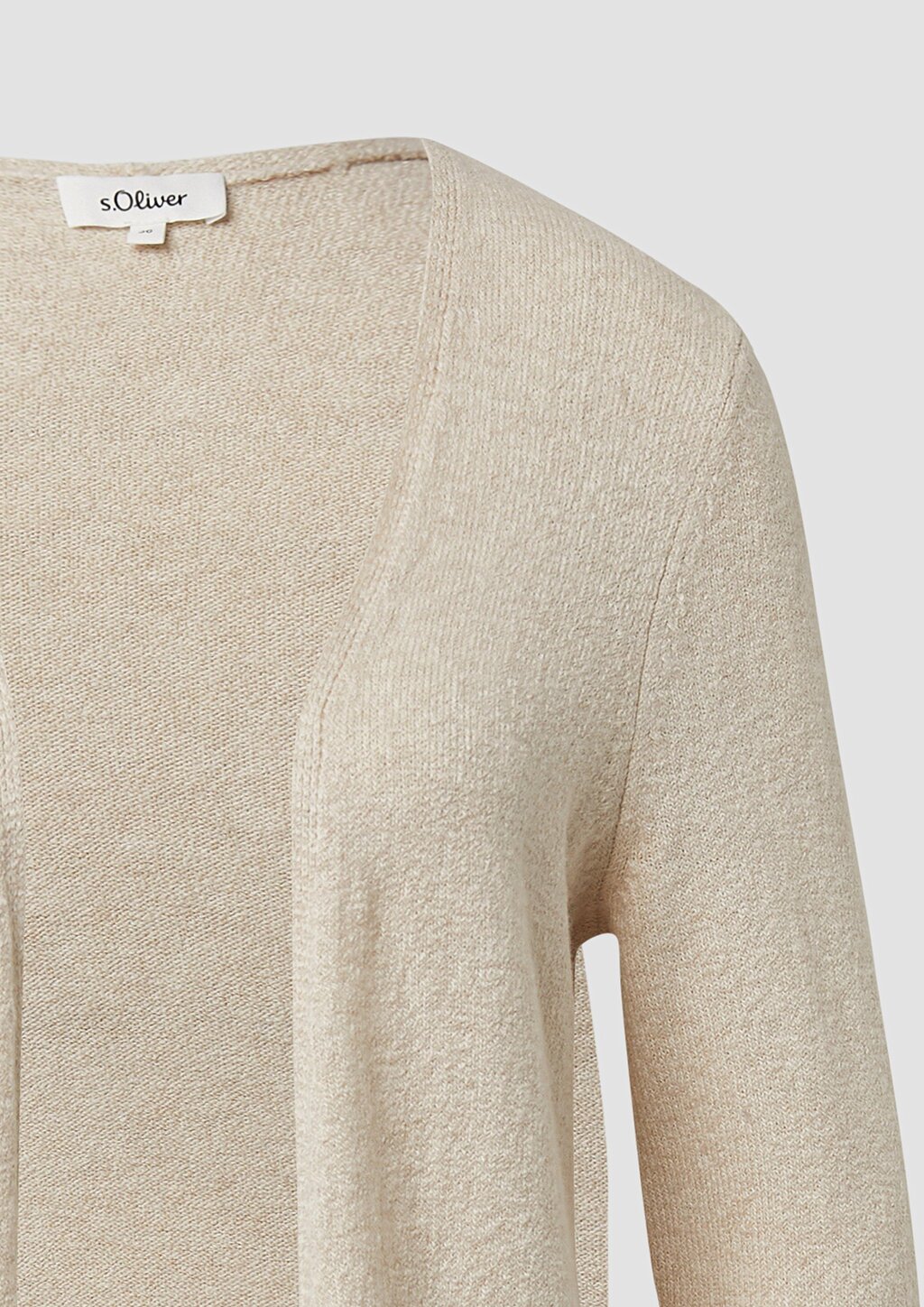 Weiche Strickjacke mit aufgesetzten Taschen